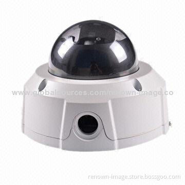 IP Dome Network Cameras, Water-/Vandal-resistant IR Hisilicon Hi3518 Better than Hikvision&Dahua